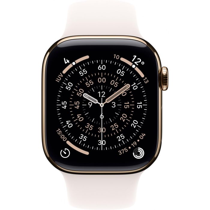 Apple Watch S11 Titan Gold Cellular 46mm (Sportarmband blassrosa) M/L 1