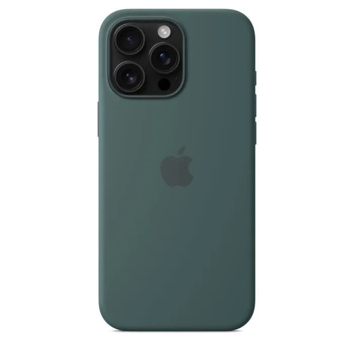Apple Funda de Silicona con MagSafe para iPhone 16 Pro Max - Verde Lago 3