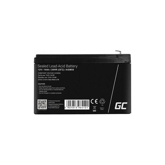 Batería para SAI Green Cell AGM50 10000 mAh 10 Ah 12 V 4 Batería para SAI Green Cell AGM50 10000 mAh 10 Ah 12 V 4