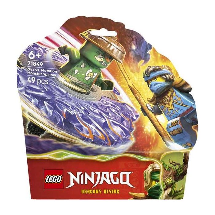 Juego de construccion nya vs. spinner del monstruo mutante lego ninjago 2