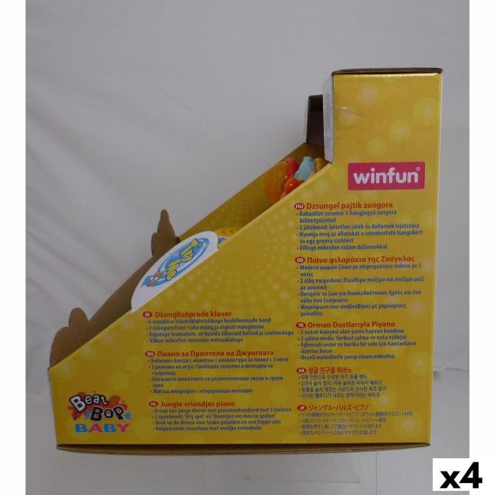Piano de juguete Winfun 26 x 11 x 15 cm (4 Unidades) 7 Piano de juguete Winfun 26 x 11 x 15 cm (4 Unidades) 7