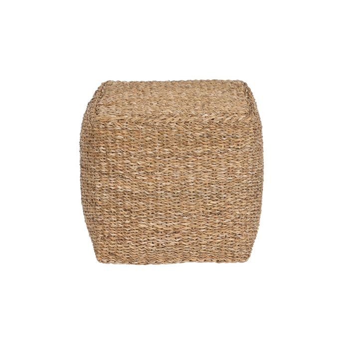 DKD Home Decor Reposapiés Natural Seagrass Algodón 40 x 40 x 38 cm 3