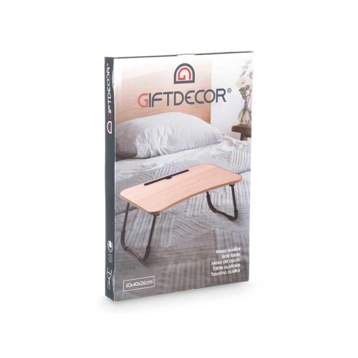 Mesa Plegable Madera Giftdecor 60x4x40cm (8 Unidades) 2 Mesa Plegable Madera Giftdecor 60x4x40cm (8 Unidades) 2