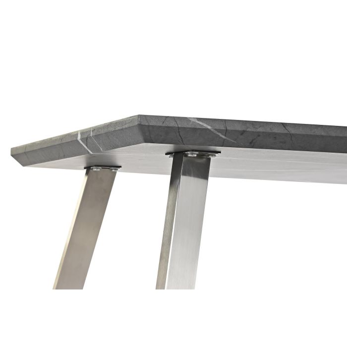 DKD Home Decor Mesa Centro Moderna para Salón Negra, de 120 cm de Ancho x 60 cm de Fondo x 44 cm de Alto, fabricada en MDF y Acero 2 DKD Home Decor Mesa Centro Moderna para Salón Negra, de 120 cm de Ancho x 60 cm de Fondo x 44 cm de Alto, fabricada en MDF y Acero 2