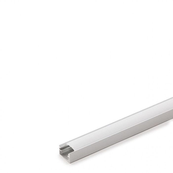 Greenice WR-1409 Perfil de Aluminio para Tira LED Flexible y Rígida, Difusor Opal de 1 Metro con Tapones Finales para Iluminación Decorativa 0 Greenice WR-1409 Perfil de Aluminio para Tira LED Flexible y Rígida, Difusor Opal de 1 Metro con Tapones Finales para Iluminación Decorativa 0
