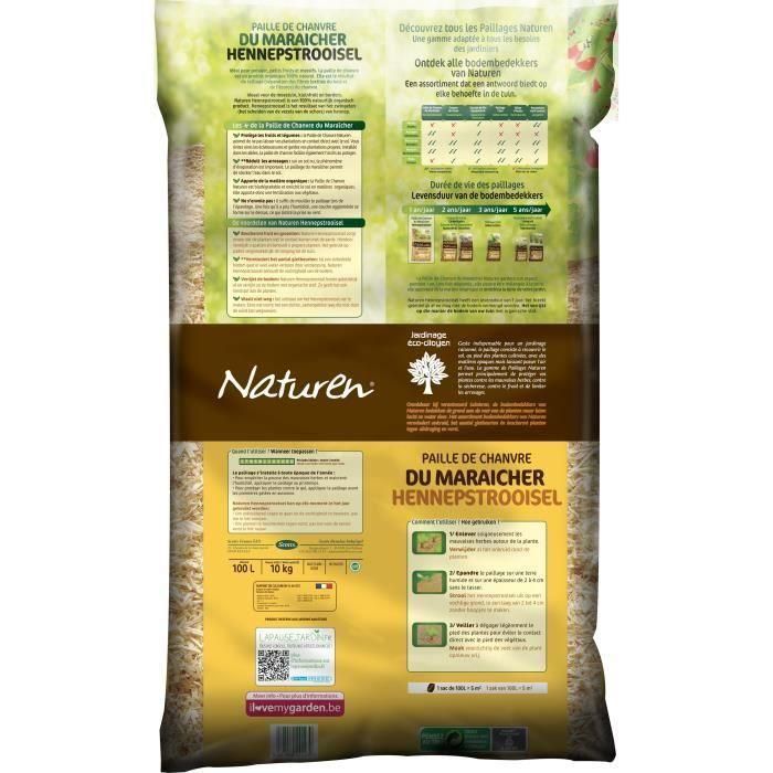 Pañuelo de cáñamo NATUREN - 100L 1 Pañuelo de cáñamo NATUREN - 100L 1