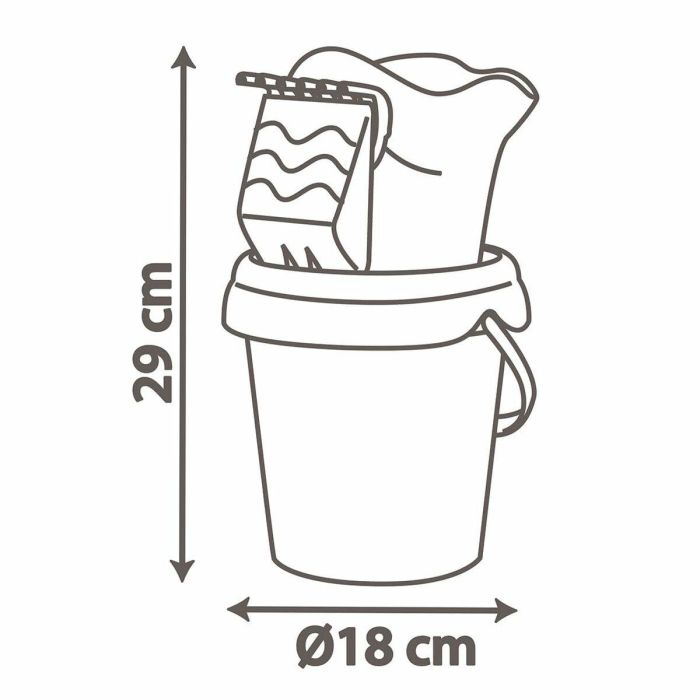 Smoby SMO862195 Regadera con Cubo Congelado para Niños - Juguete de Jardín 1