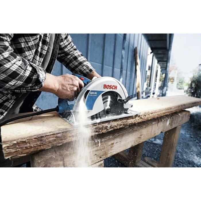 Bosch Professional GKS 85 Sierra Circular Profesional 2200W, Hoja 235mm, Corte 85mm 3 Bosch Professional GKS 85 Sierra Circular Profesional 2200W, Hoja 235mm, Corte 85mm 3