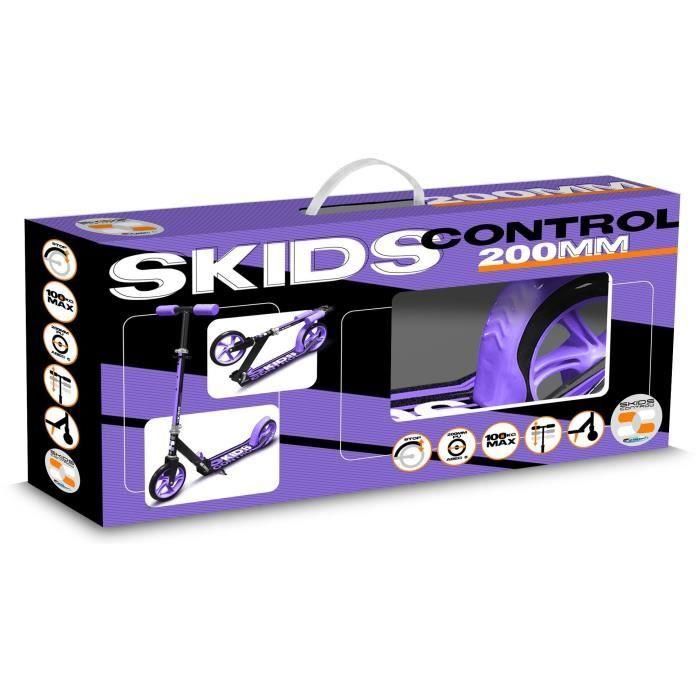 UNIVERSAL - Scooter plegable ajustable de 200 mm con soporte de control de patinaje de color malva 4 UNIVERSAL - Scooter plegable ajustable de 200 mm con soporte de control de patinaje de color malva 4