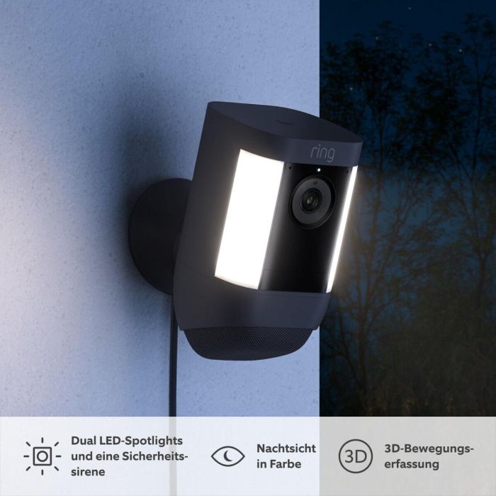 Ring RIN0840268964993 Cámara de vigilancia Spotlight Pro Plug-in Blanca UE 13 Ring RIN0840268964993 Cámara de vigilancia Spotlight Pro Plug-in Blanca UE 13