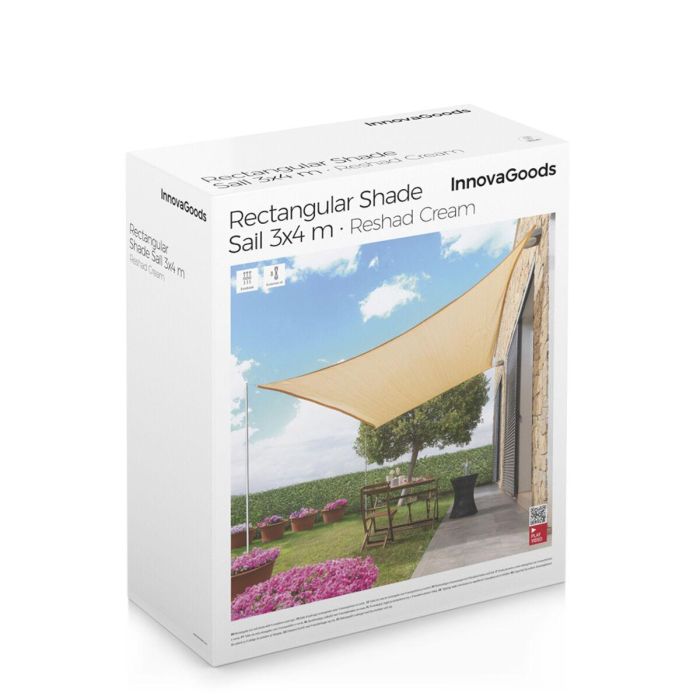 Toldo Vela Rectangular Reshad Innovagoo - Inde (4 Unidades) 8 Toldo Vela Rectangular Reshad Innovagoo - Inde (4 Unidades) 8
