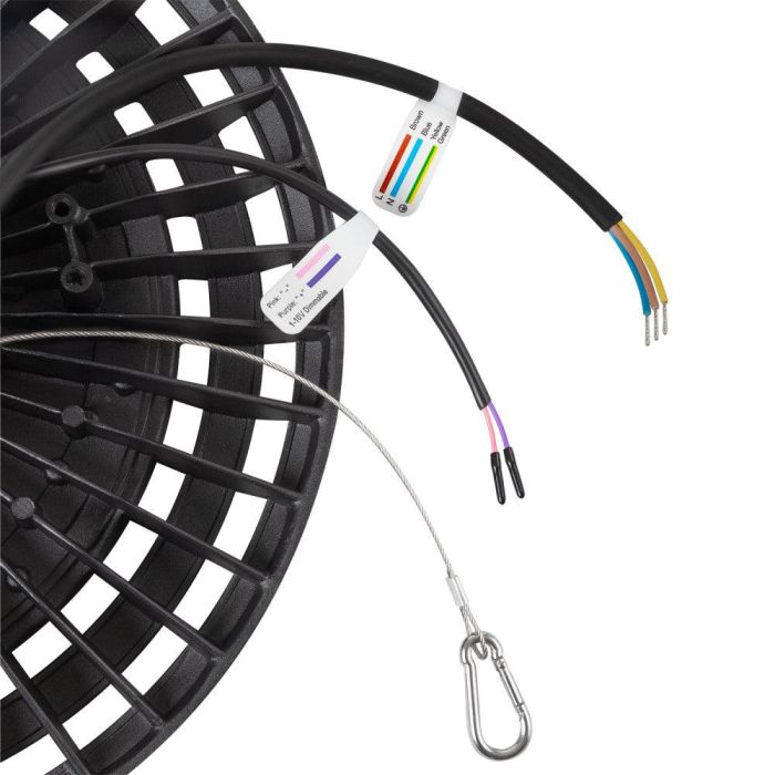 Campana LED 200W 34000Lm 6000ºK Cree IP65 LIFUD 1-10V 100.000H [1916-HVB200WP3-CW] Blanco Frío 4