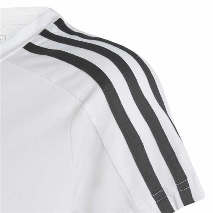 Camiseta de Manga Corta Unisex Adidas Training Essentials 3S Blanco 1