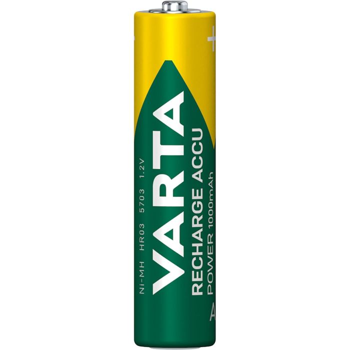 Varta 5703301404 Pilas Recargables Ni/MH HR03 AAA 1000mAh Accu Power 4uds 2
