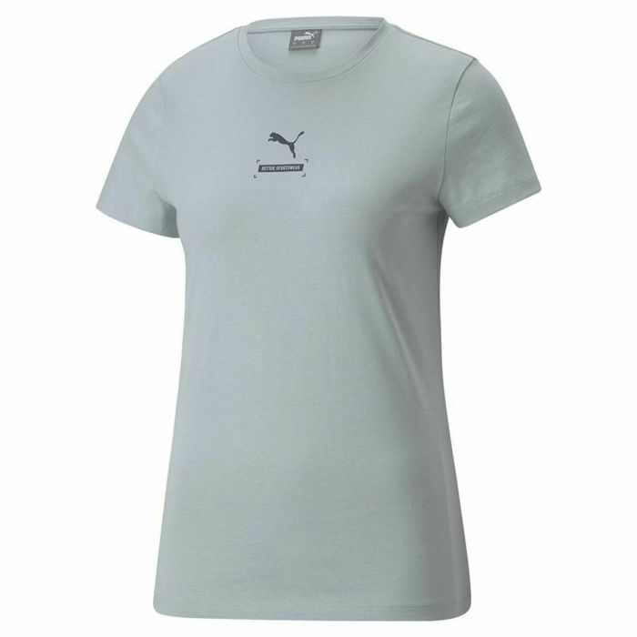 Camiseta de Manga Corta Mujer Puma Better Gris 0 Camiseta de Manga Corta Mujer Puma Better Gris 0