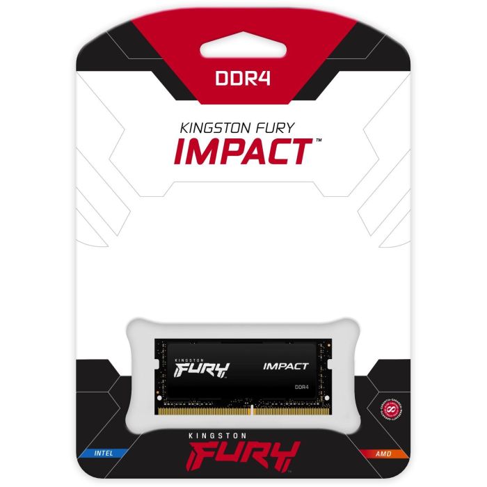 Kingston Memoria RAM FURY Impact 32GB DDR4 3200MHz CL20 SODIMM para Portátil 6 Kingston Memoria RAM FURY Impact 32GB DDR4 3200MHz CL20 SODIMM para Portátil 6