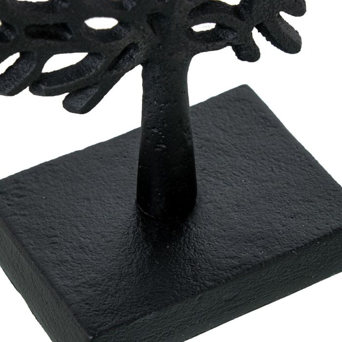 Figura Decorativa Alexandra House Living Negro Árbol 17 x 17 x 7 cm 4