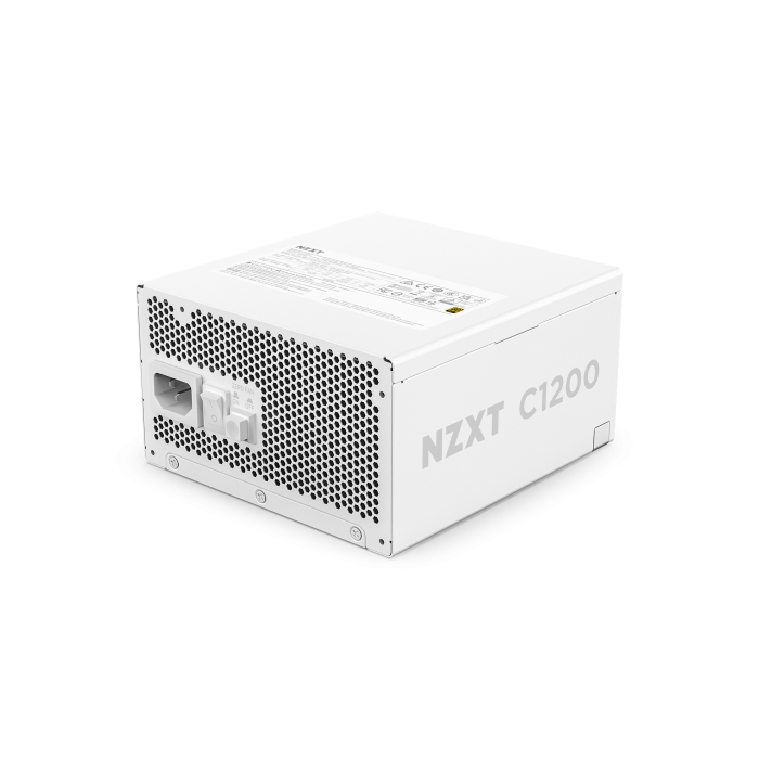 NZXT PA-2G2BW-EU Fuente de Alimentación 1200W 80 PLUS Gold ATX Blanco, Enfriamiento Activo 1