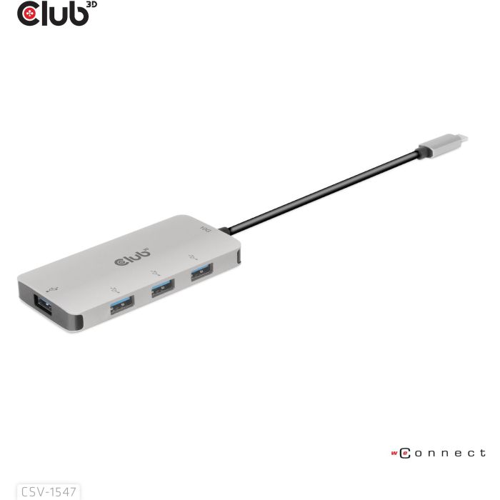 Club3D Hub USB 3.1 Tipo C a 4x USB 3.1 Tipo A 10Gbps 0 Club3D Hub USB 3.1 Tipo C a 4x USB 3.1 Tipo A 10Gbps 0