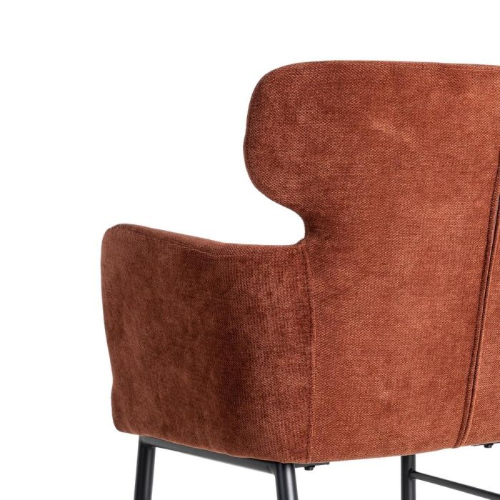 Silla Burdeos Tejido-Metal Salón 59,50 X 62,50 X 86 cm