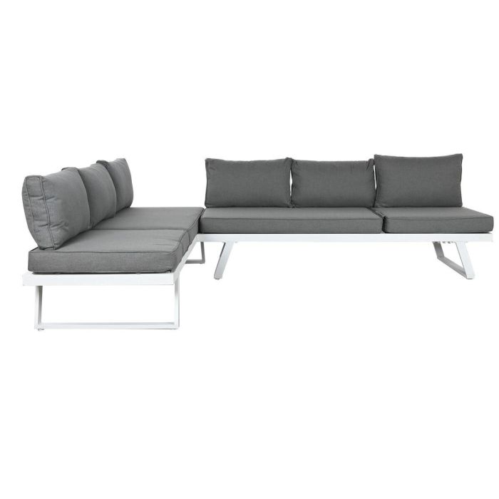 Sofa DKD Home Decor Gris 68 x 65 x 198 cm Set de 3 4