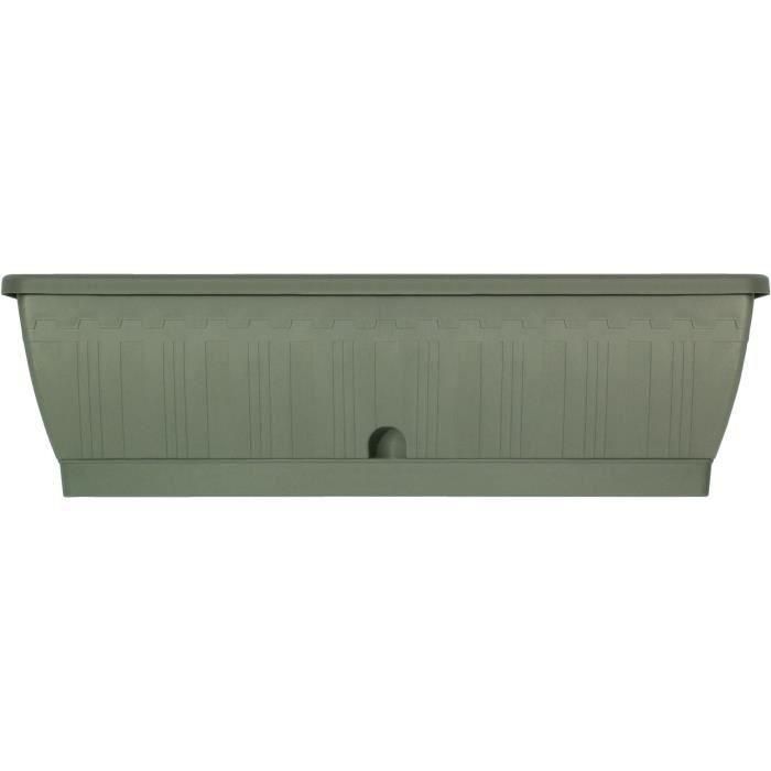 Jardinera - GARDEN ID Terraflor - Verdigris 60 cm - Durabilidad - Reserva de agua - Reciclado y 100% reciclable - Volumen para plantas. Jardinera - GARDEN ID Terraflor - Verdigris 60 cm - Durabilidad - Reserva de agua - Reciclado y 100% reciclable - Volumen para plantas.
