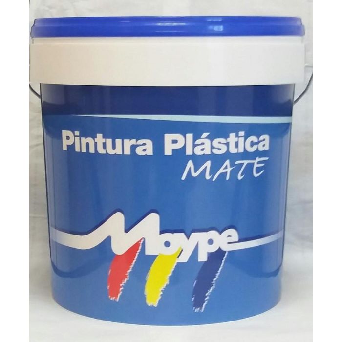 TITAN Pintura Plástica Mate Blanca Interior/Exterior 15 Litros
