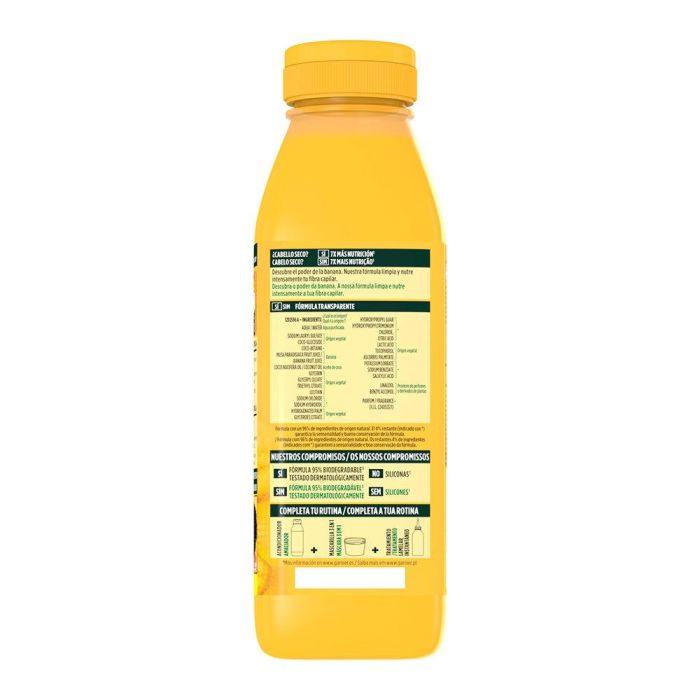 Garnier Fructis Hair Food Champú Banana Ultra Nutritivo para Cabello Seco 350 ml Garnier Fructis Hair Food Champú Banana Ultra Nutritivo para Cabello Seco 350 ml