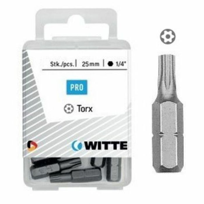 Juego de puntas WITTE Torx TX 10 5 Unidades