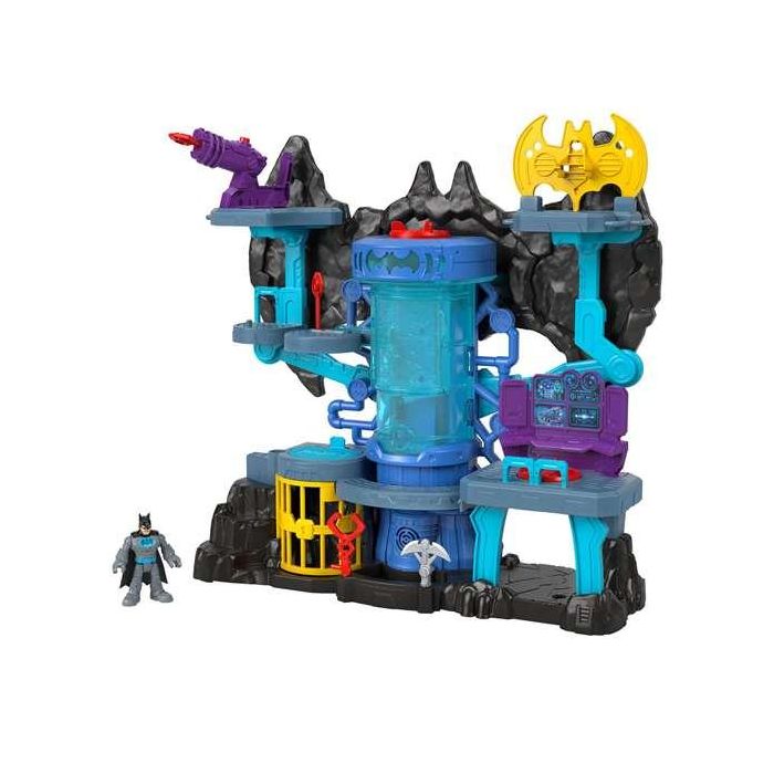 Batcueva de batman con sonidos y figura de batman se ilumina imaginext Batcueva de batman con sonidos y figura de batman se ilumina imaginext