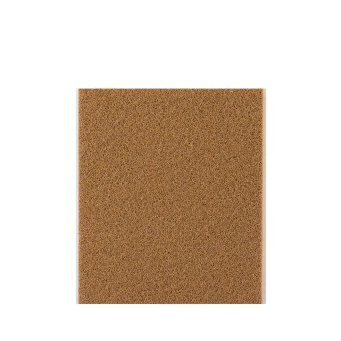 Inofix Plasfix Pack 1 Fieltro Marrón Sintético Adhesivo 100x85mm, Lana Acrílica, Protege Suelo y Silencia Ruido