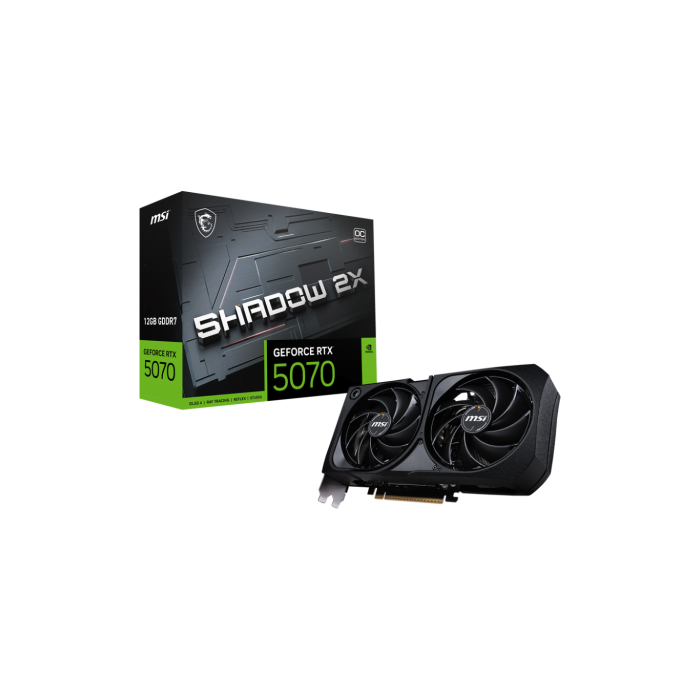 MSI GeForce RTX 5070 12G SHADOW 2X OC NVIDIA 12 GB GDDR7 0 MSI GeForce RTX 5070 12G SHADOW 2X OC NVIDIA 12 GB GDDR7 0