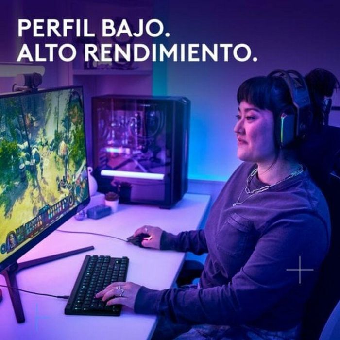 Teclado y Ratón Logitech 920-012891 Negro Qwerty Español 4