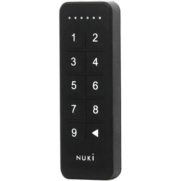 Nuki Teclado numérico de código - Teclado para acceso sin llaves - Negro