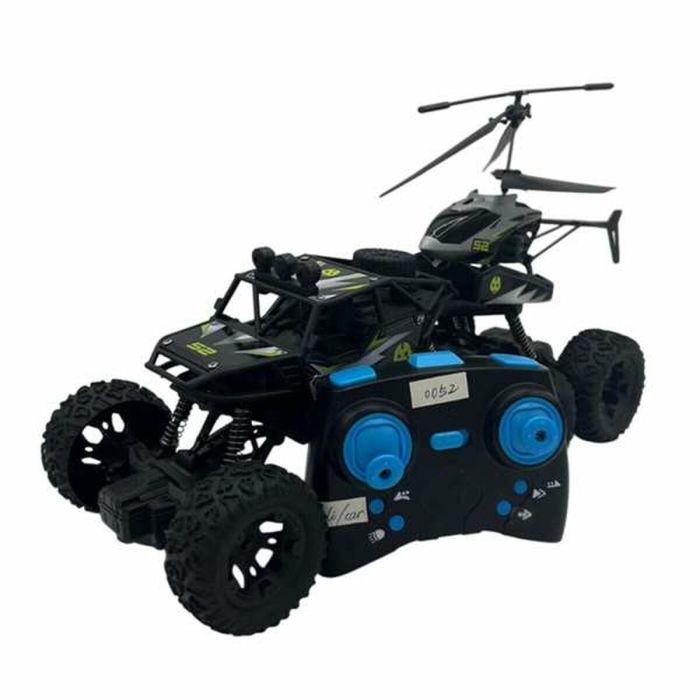 Bizak Vehículo Ciclón Tierra Aire 2 en 1 | Se Transforma en Helicóptero con un Botón para Jugar - Edad +3 Años