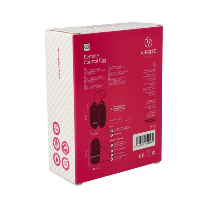 Vibrador Virgite Rosa 3 Vibrador Virgite Rosa 3