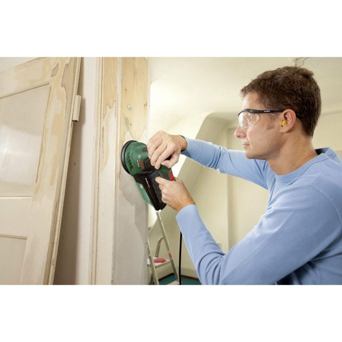 Bosch PEX300AE Lijadora Orbital Aleatoria Universal de 270W, ideal para Acabados Finos y Múltiples Superficies, Diseño Ergonómico 5 Bosch PEX300AE Lijadora Orbital Aleatoria Universal de 270W, ideal para Acabados Finos y Múltiples Superficies, Diseño Ergonómico 5
