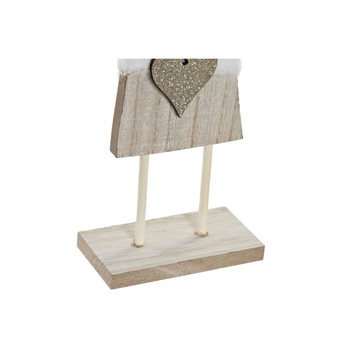 Decoracion Navidad Fantasia DKD Home Decor Blanco Rosa 4.5 x 26.5 x 13 cm (6 Unidades) 2 Decoracion Navidad Fantasia DKD Home Decor Blanco Rosa 4.5 x 26.5 x 13 cm (6 Unidades) 2