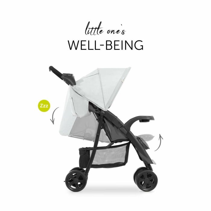 HAUCK Shopper Neo II Cochecito de Bebé Plegable y Maniobrable, Capacidad hasta 25 kg - Gris 3