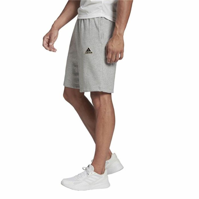 Pantalones Cortos Deportivos para Hombre Adidas Feelcomfy Gris S 3