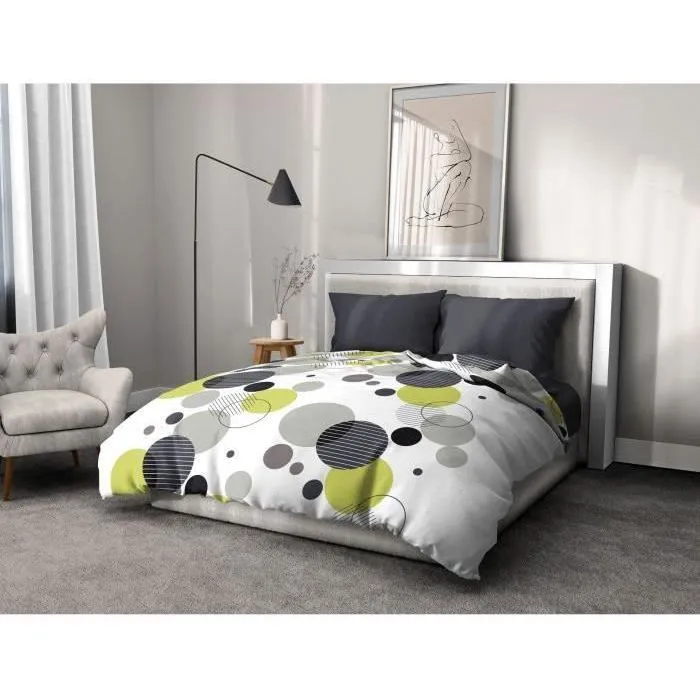 Home Linge Passion HOM3701393716895 Juego de cama de microfibra Bulle de rêve - Gris - Funda nórdica 220 x 240 cm + 2 fundas de almohada 63 x 63 cm 1 Home Linge Passion HOM3701393716895 Juego de cama de microfibra Bulle de rêve - Gris - Funda nórdica 220 x 240 cm + 2 fundas de almohada 63 x 63 cm 1