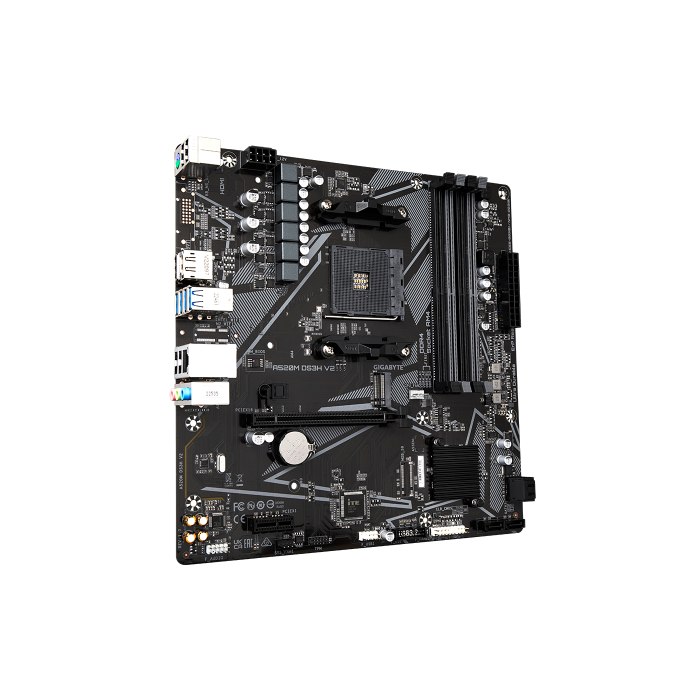 Gigabyte A520M DS3H V2 (rev. 1.0) Zócalo AM4 micro ATX 1 Gigabyte A520M DS3H V2 (rev. 1.0) Zócalo AM4 micro ATX 1