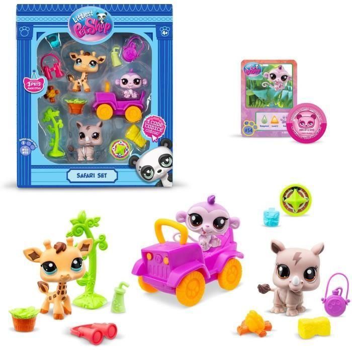 Pack De Juegos Safari Littlest Pet Shop Bf00524 Bandai