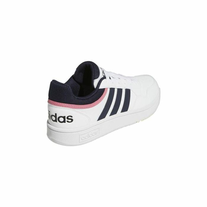 Zapatillas Casual de Mujer Adidas Hoops 3.0 Low Classic Blanco 3