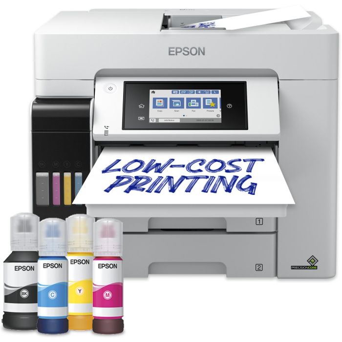 Epson ET-5885 EcoTank Pro MFP Impresora Color Inyección de Tinta A4, 25ppm, USB, LAN, Wi-Fi, NFC, ITS