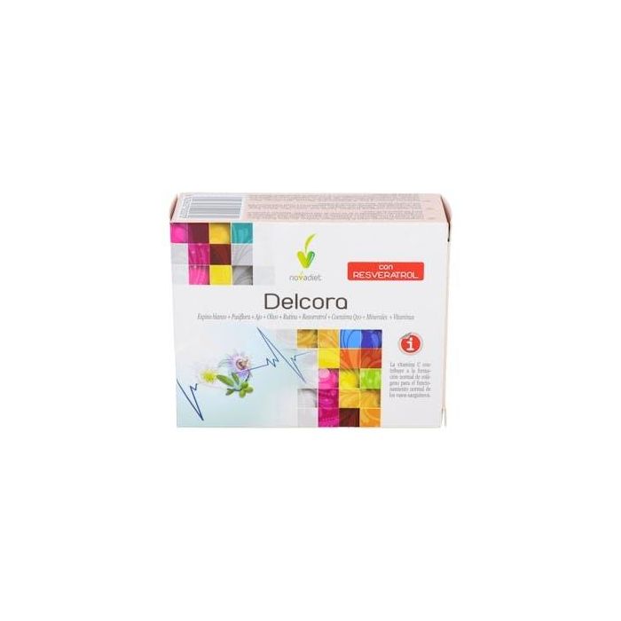 NOVADIET Delcora 60 Cápsulas Complemento para Tensión Arterial y Salud Cardiovascular