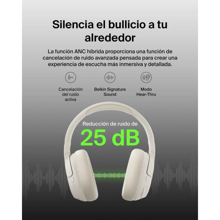 Auriculares Belkin AUD008HQSA 2 Auriculares Belkin AUD008HQSA 2
