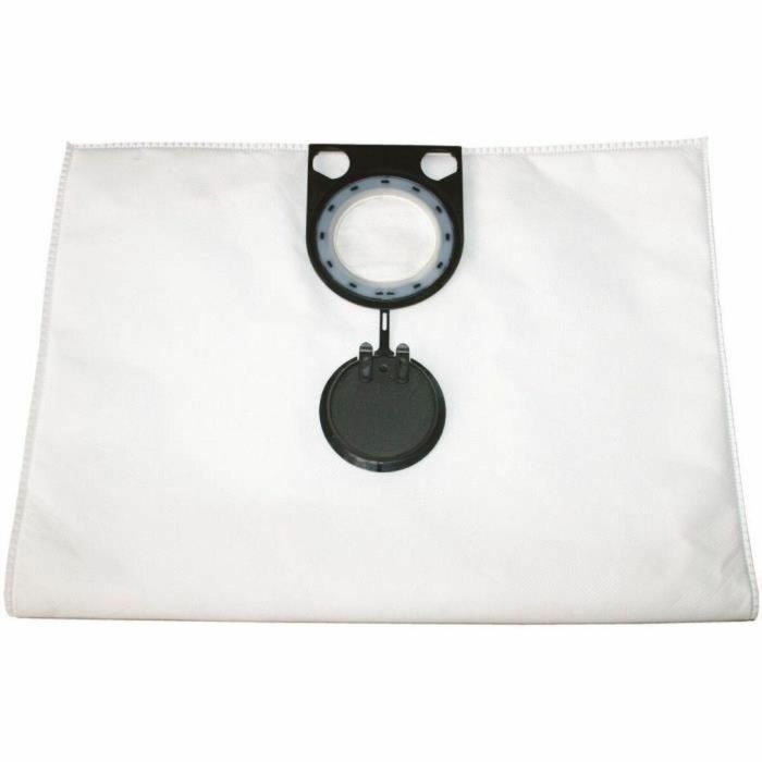 Metabo Bolsas de filtro no tejido para aspiradora de 32L, pack de 5 unidades, alta resistencia para polvo fino, lijado y taladrado