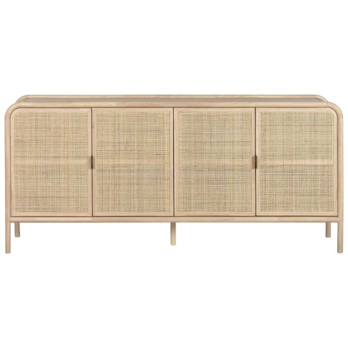 Aparador Home ESPRIT Ratán Abeto 180 x 40 x 82 cm 1 Aparador Home ESPRIT Ratán Abeto 180 x 40 x 82 cm 1