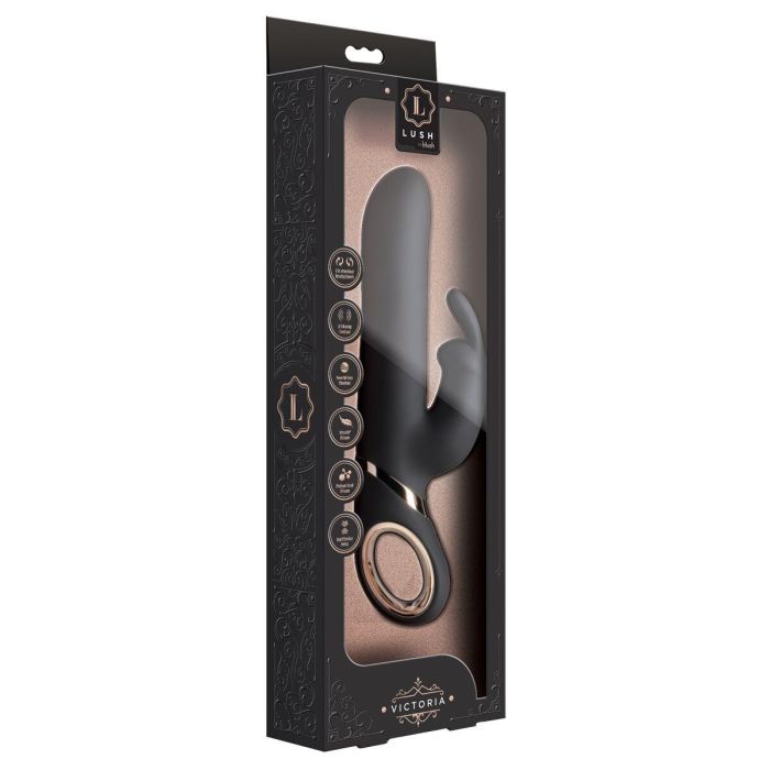 Vibrador Punto G Blush Lush Victoria Negro 1 Vibrador Punto G Blush Lush Victoria Negro 1